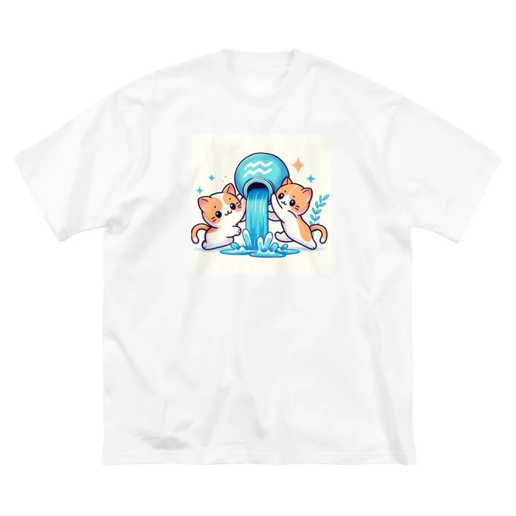 Freeman1の水瓶とネコ Big T-Shirt