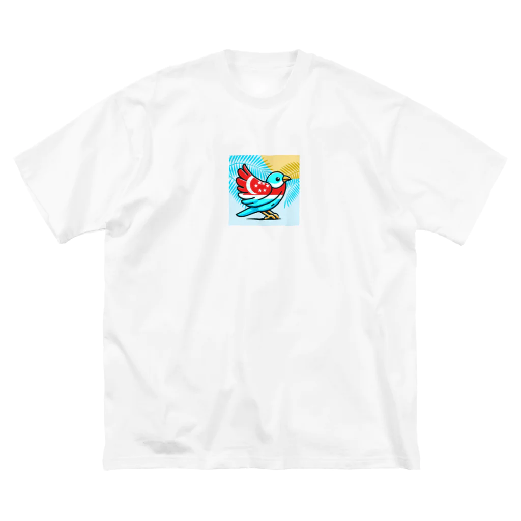 bugisショップの煌めくトロピカルバード🐦️ Big T-Shirt