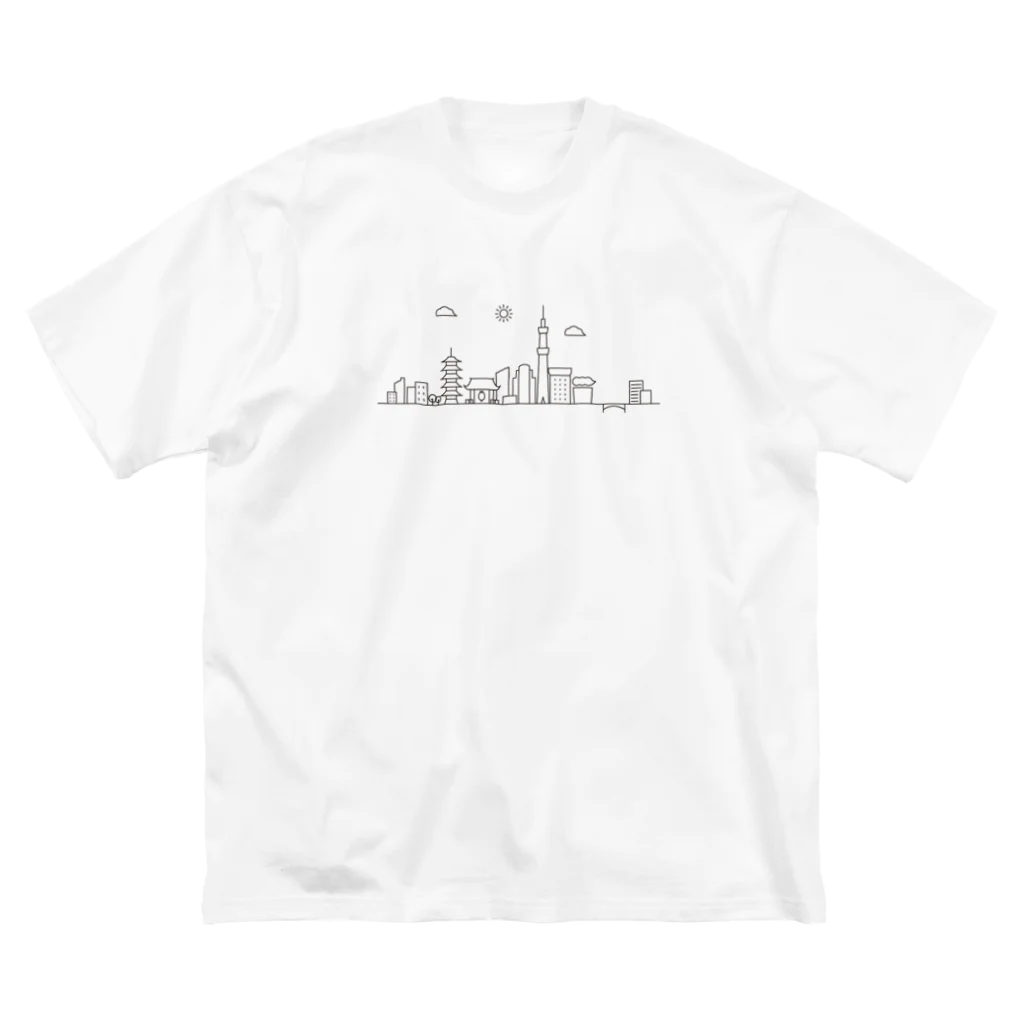 BANANAWANIの東京モチーフ Big T-Shirt