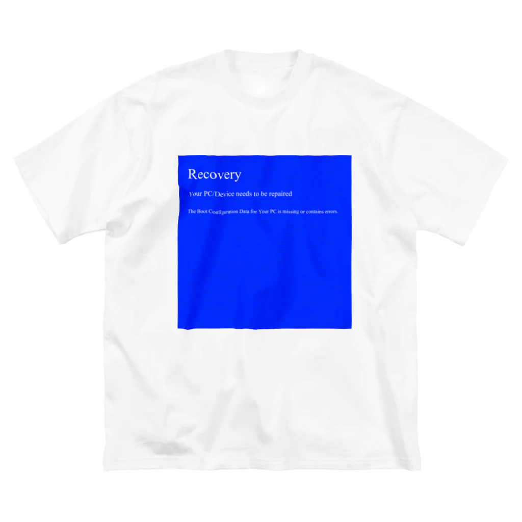 DULTONのブルーバックエラー ビッグシルエットTシャツ