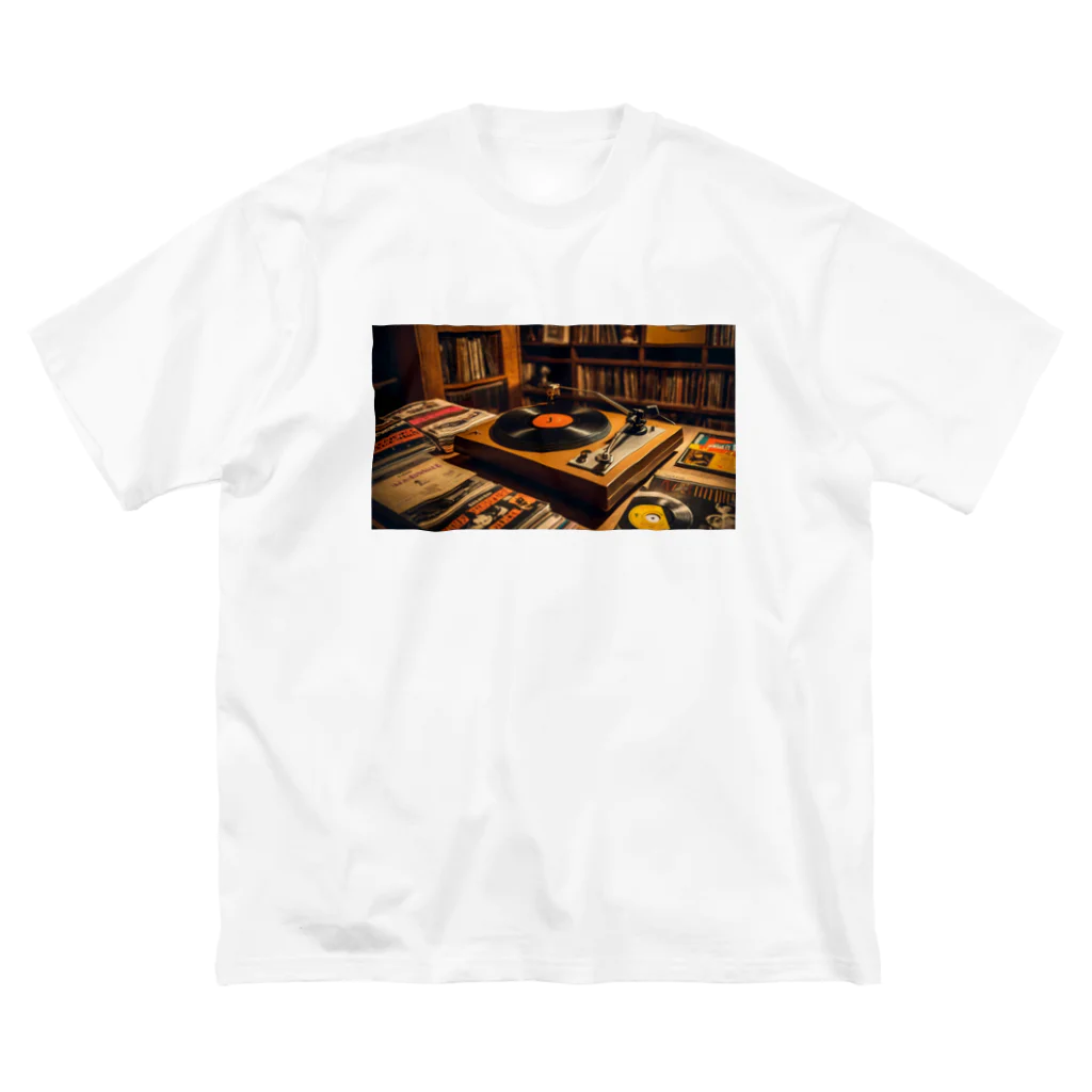 Lofi LoungeのVintage Record ビッグシルエットTシャツ