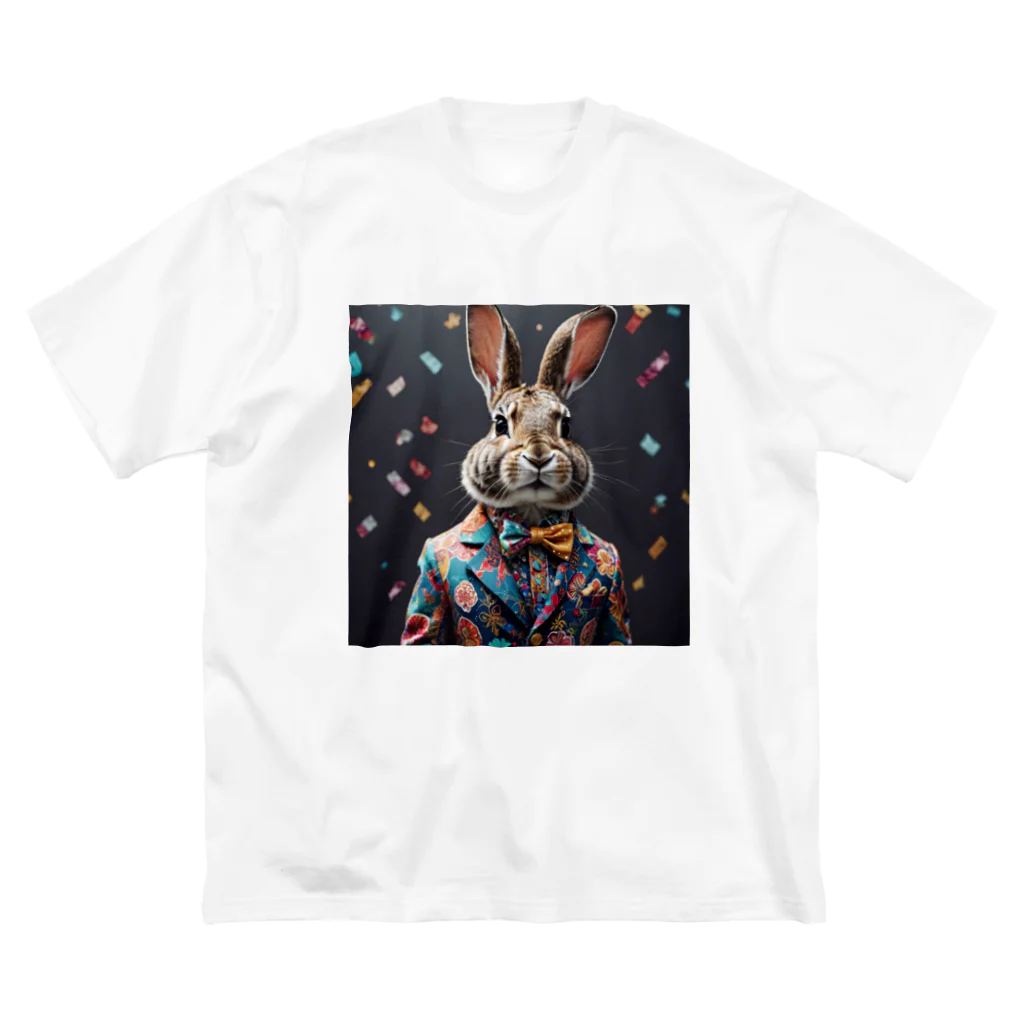 usagimajyoのスーツウサギ Big T-Shirt