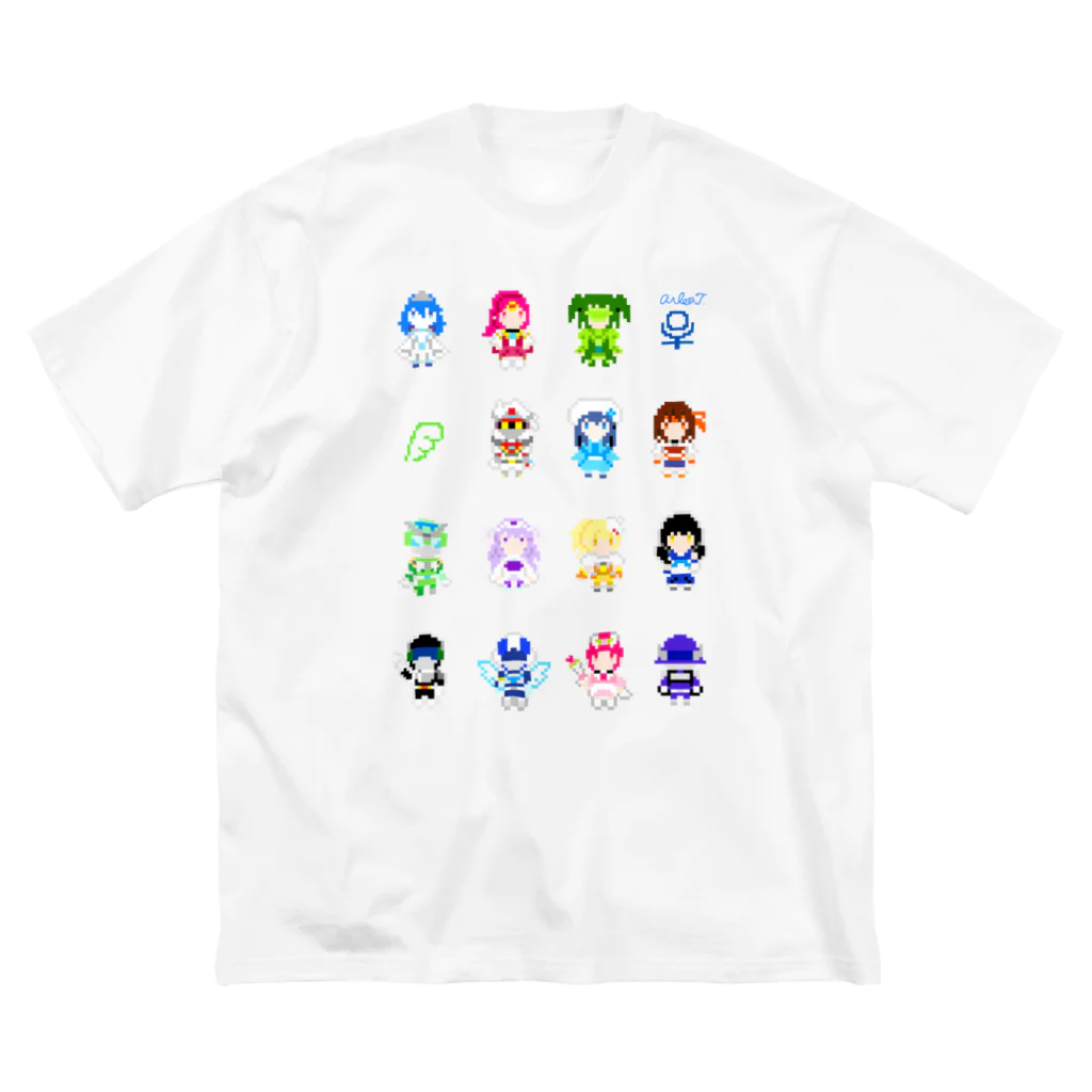 富山アルル キャラクターストアのドット絵 メインキャラ Big T-Shirt