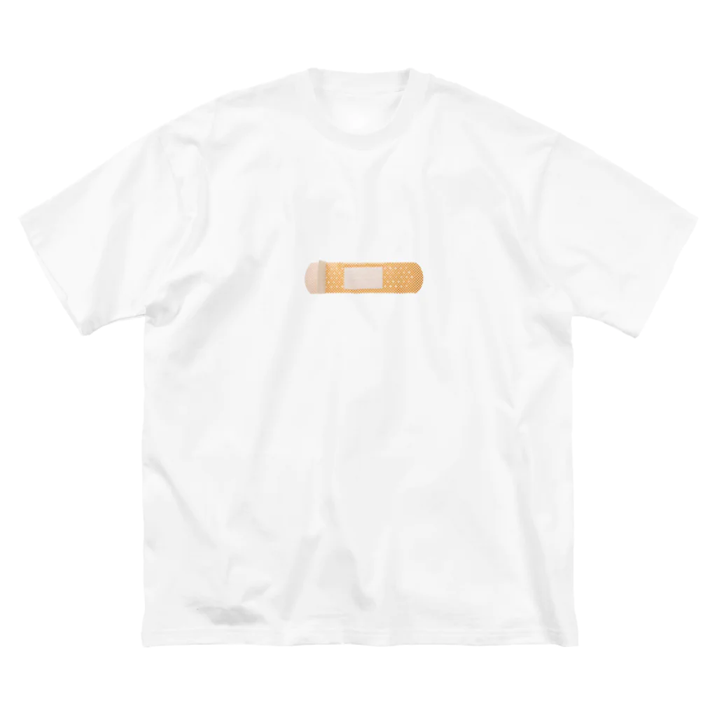 BAN創 & Co. ⚠️の絆創膏 実写 ビッグシルエットTシャツ