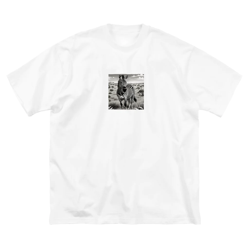 memorandumのシマウマ ビッグシルエットTシャツ