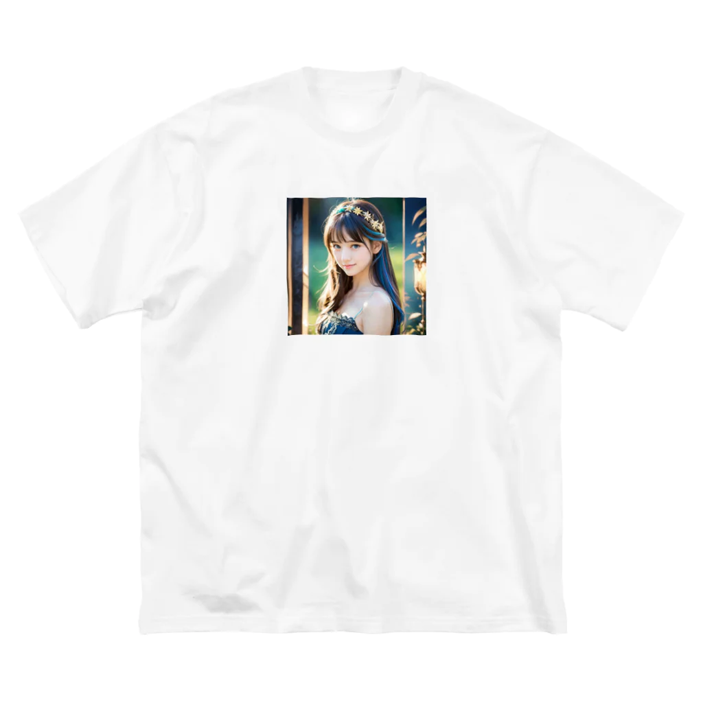 終わらない夢🌈の美しい少女✨ ビッグシルエットTシャツ