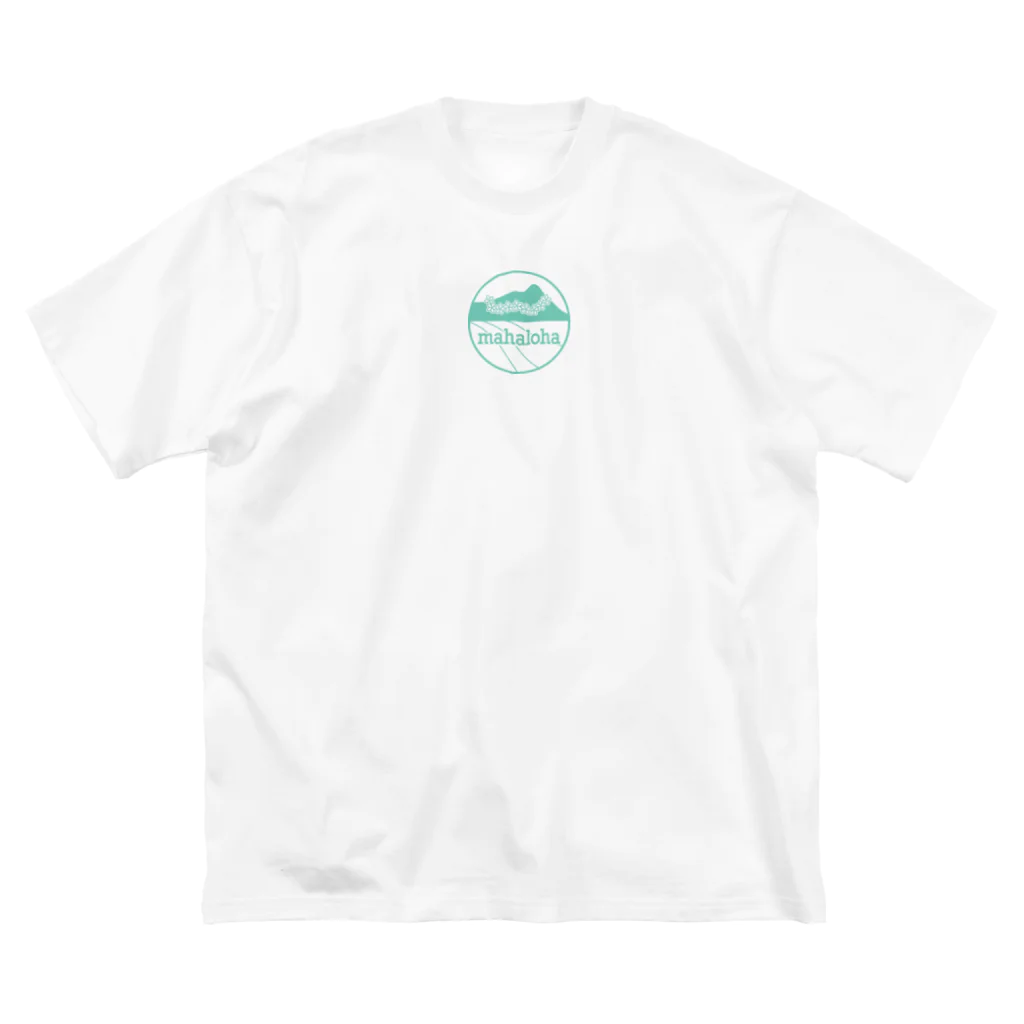 mahaloha808のmahaloha 丸ロゴ ビッグシルエットTシャツ