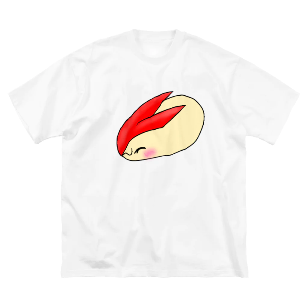 Lily bird（リリーバード）の優しいうさぎリンゴちゃん ビッグシルエットTシャツ