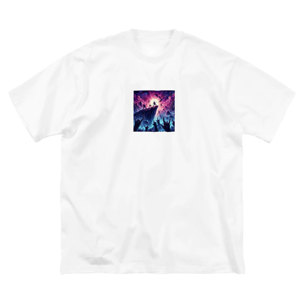 ロックスターのWhisper of the dark ビッグシルエットTシャツ