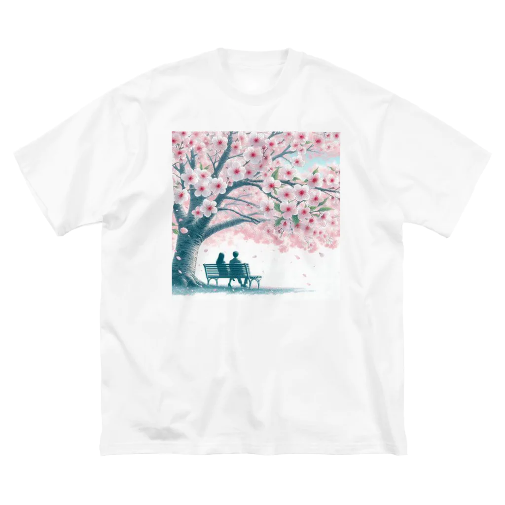 Rパンダ屋の「春風景グッズ」 Big T-Shirt