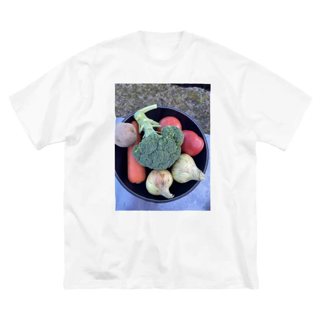 ___piguの野菜の子供達 ビッグシルエットTシャツ