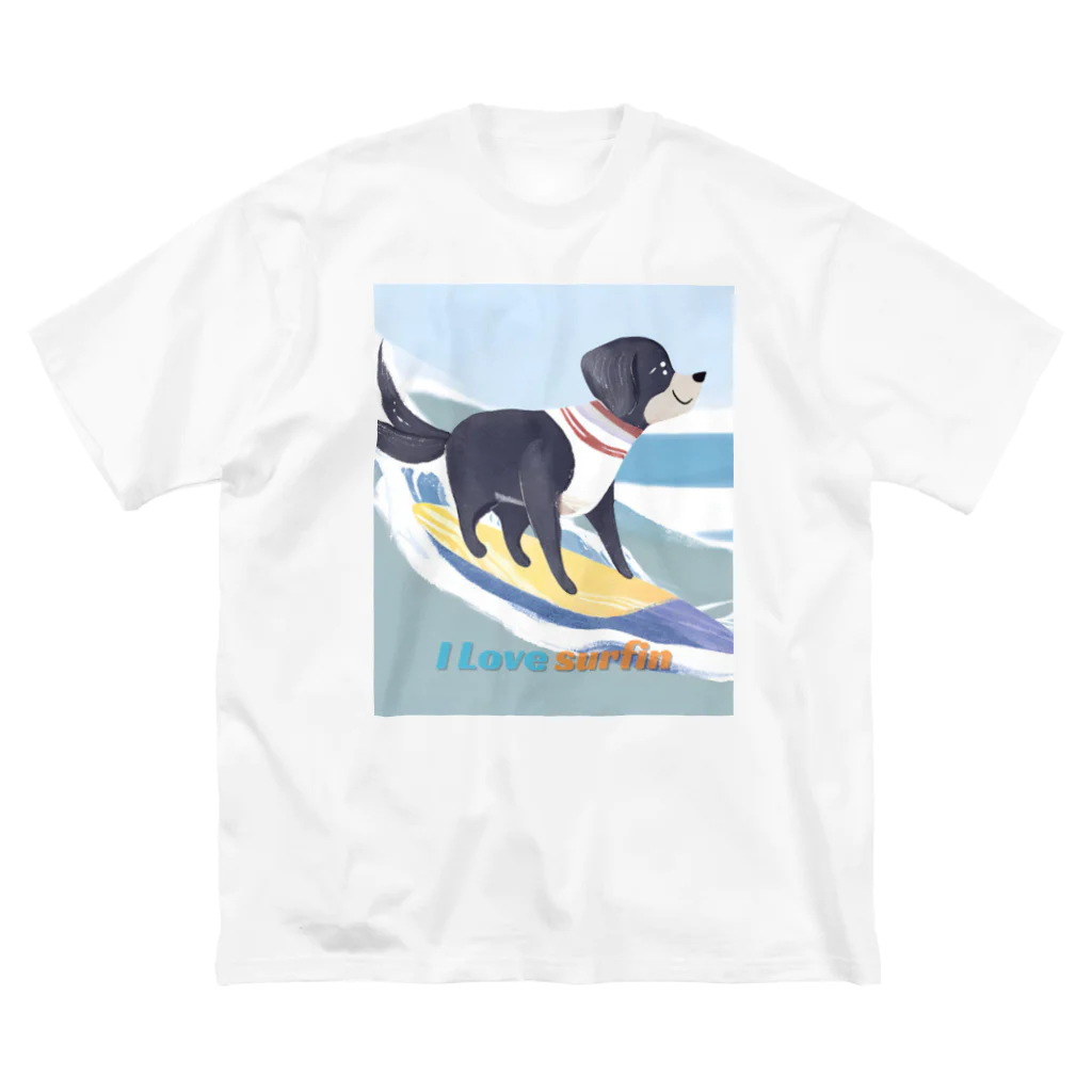 mt.777のさわやかsurfin　 ビッグシルエットTシャツ