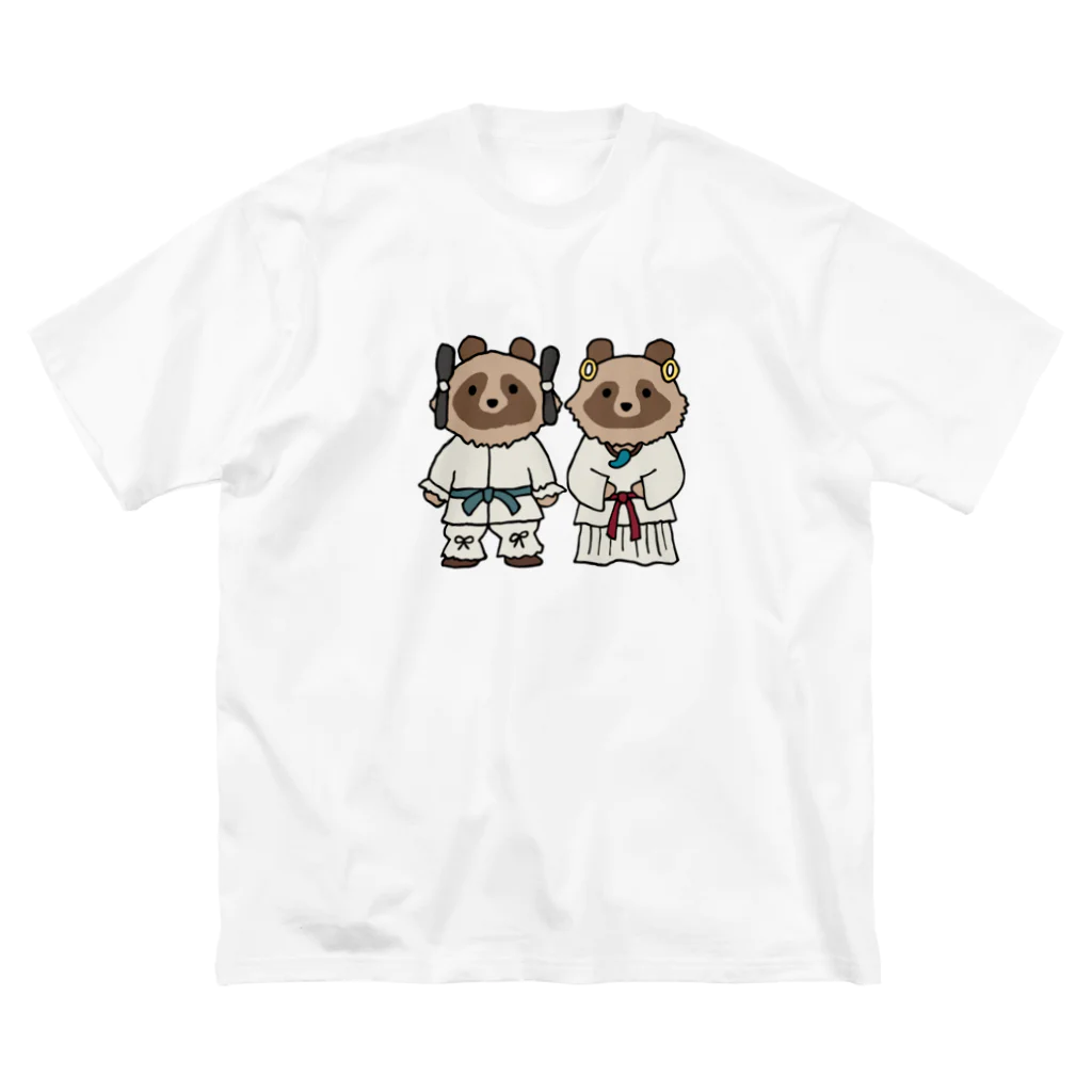 tanuki_msの古墳時代タヌキ ビッグシルエットTシャツ