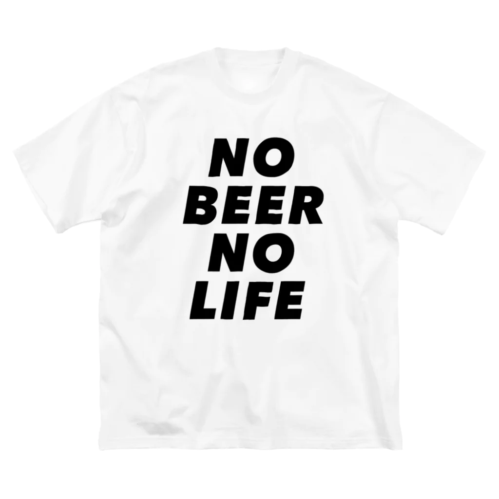 TSUBASAのNO BEER NO LIFE #08 ビッグシルエットTシャツ