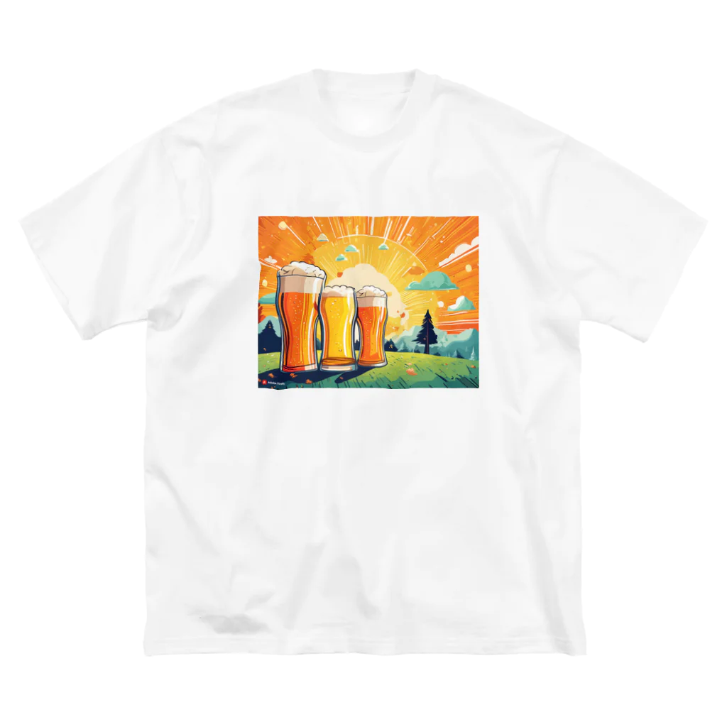 山田綾の夏到来ビールグッズ！Beerで皆で盛り上がろう！ Big T-Shirt