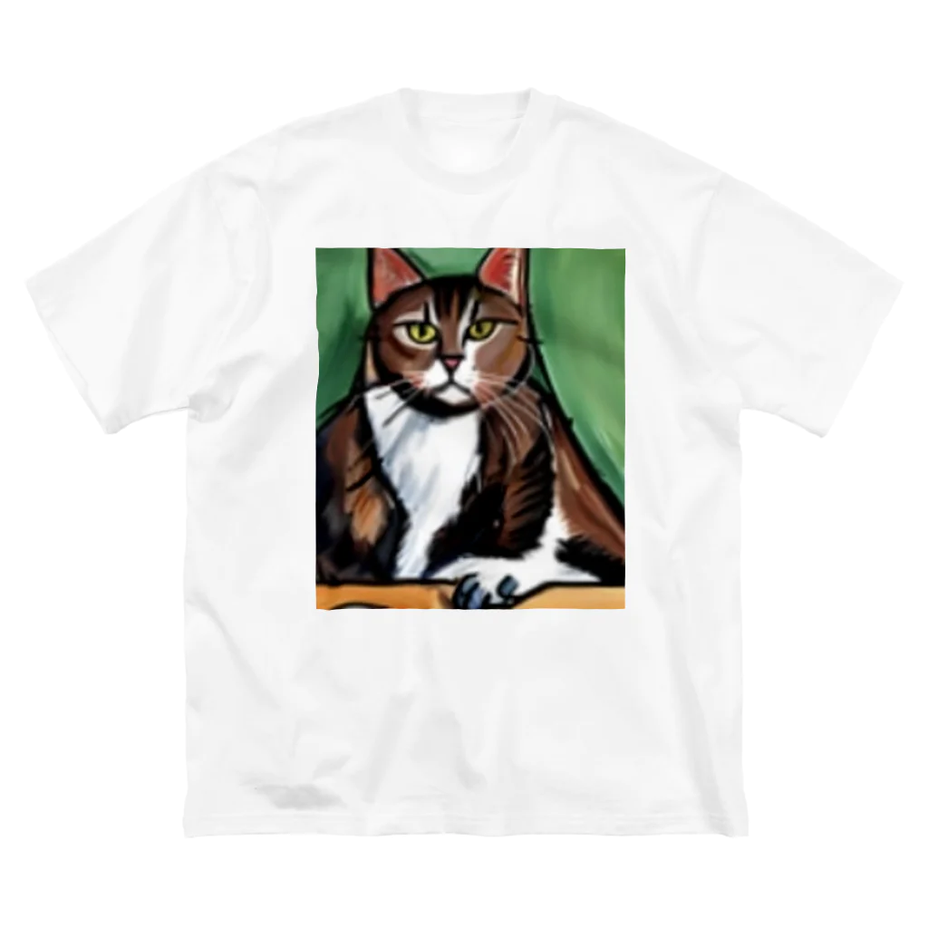 Ppit8のどっしりかまえる猫ちゃん Big T-Shirt