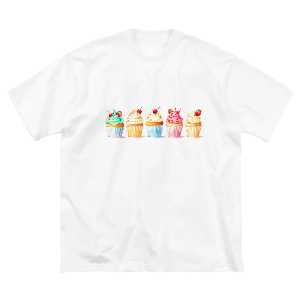 AMA14のカラフルなカップケーキ🧁 Big T-Shirt