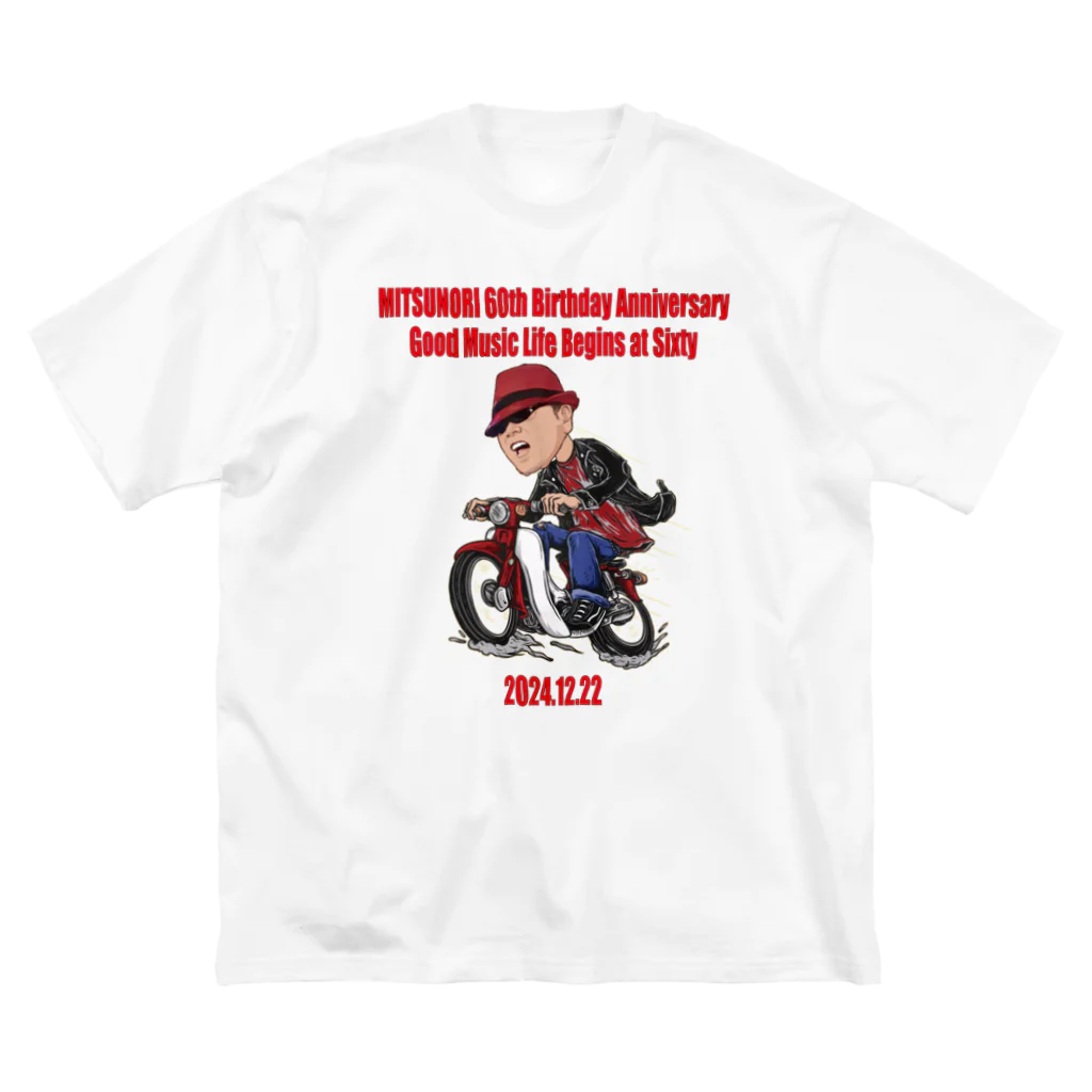 MITSUNORI OFFICIAL SHOPのMITSUNORI 還暦記念デザイン Bike-B ビッグシルエットTシャツ