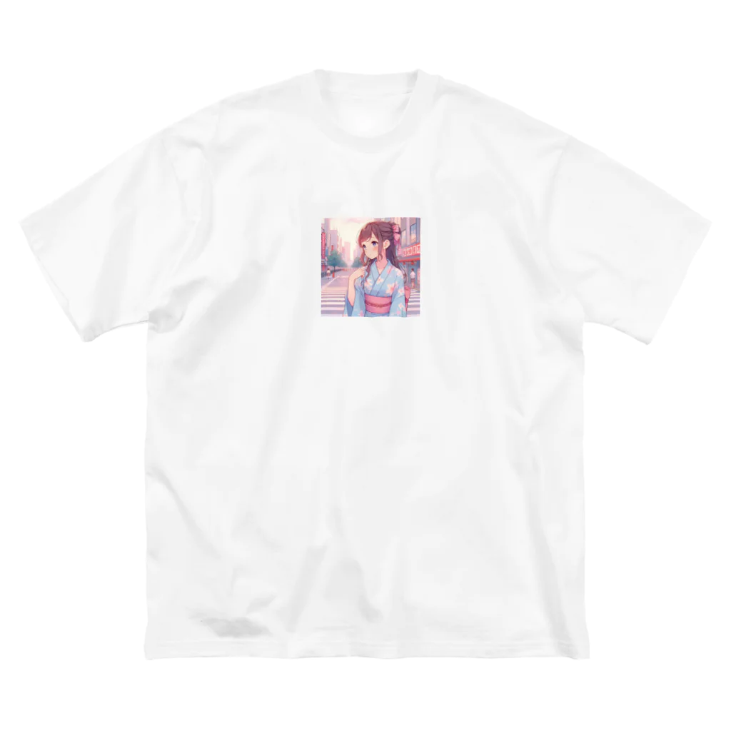 yukatagirlsの「あの人、まだかなあ？」 Big T-Shirt