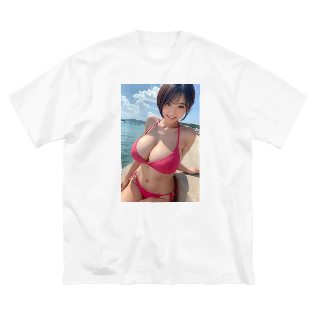 AI美女グラビアアートのAI美女グラビア５ Big T-Shirt