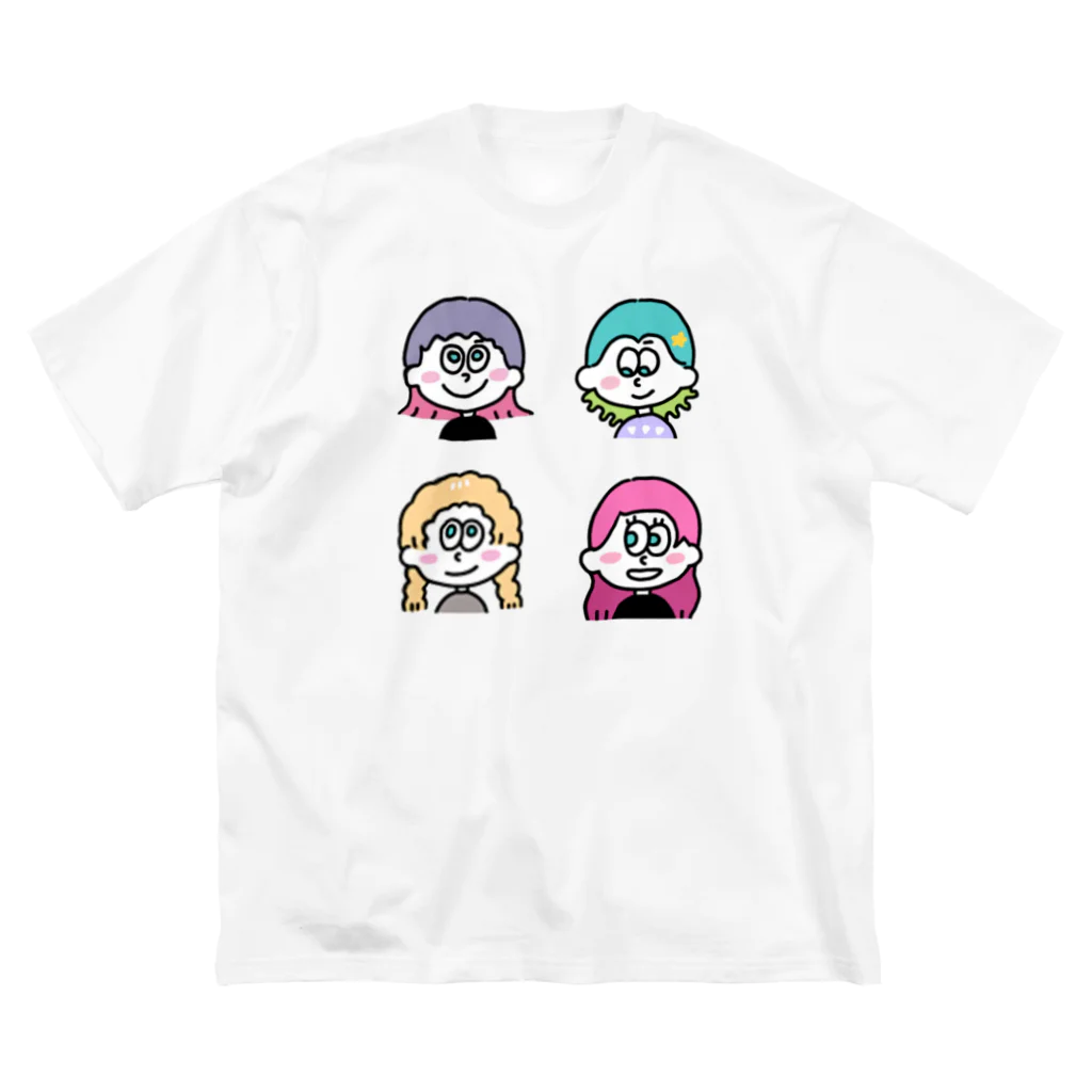 ★Mayamaya★の★ポップな女の子の笑顔★④ Big T-Shirt