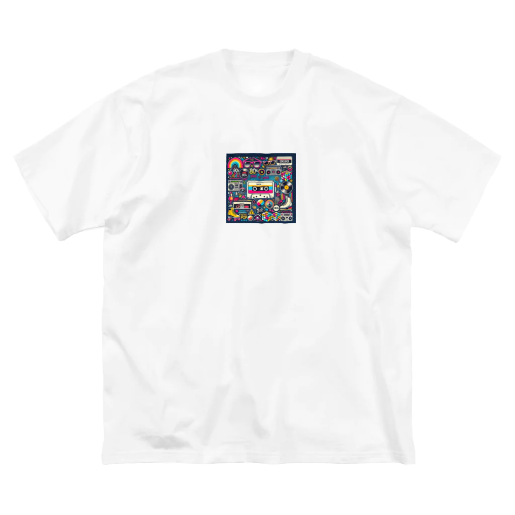 keyworks_shopの昭和レトロ80年代カセット Big T-Shirt