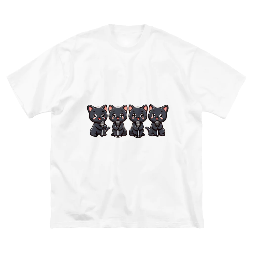 チェリモヤのねこコーラス 02 Big T-Shirt