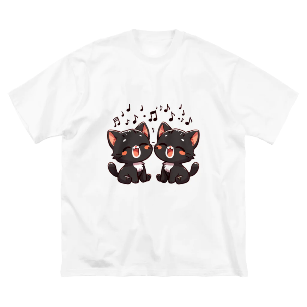 チェリモヤのねこコーラス 07 Big T-Shirt