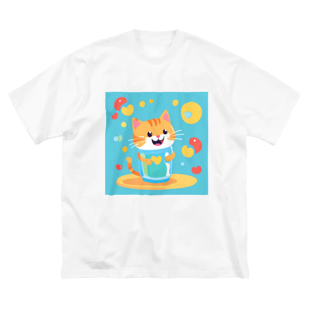 はなにゃんのおうちのおいしソーダ！ Big T-Shirt