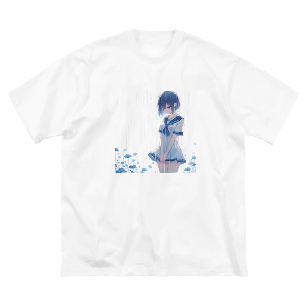 chika_22の千賀、傘を忘れる ビッグシルエットTシャツ