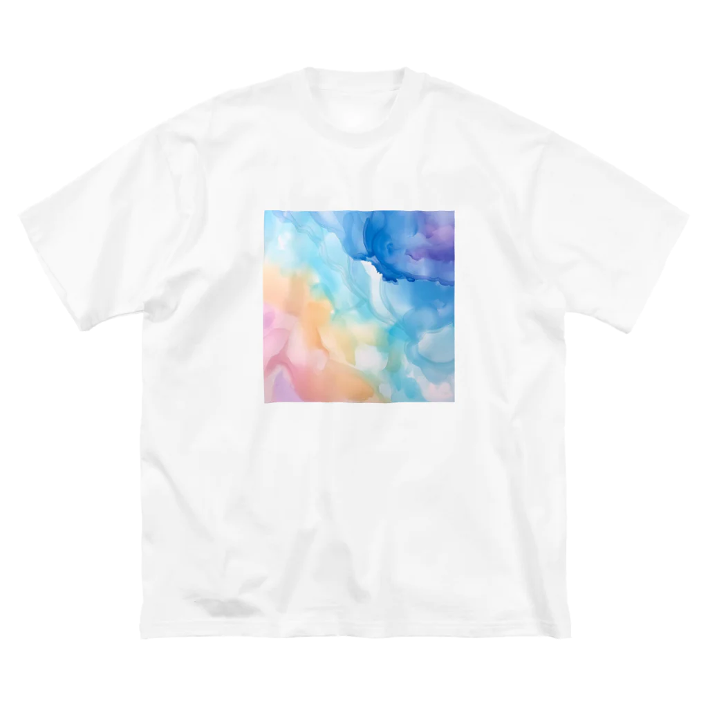 chan-takehaniの夢幻のカラーパレット ビッグシルエットTシャツ