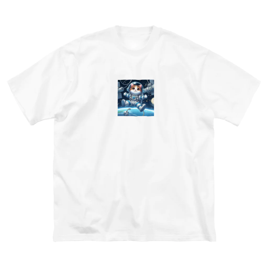 フルヤの宇宙で漂う宇宙飛行猫 Big T-Shirt