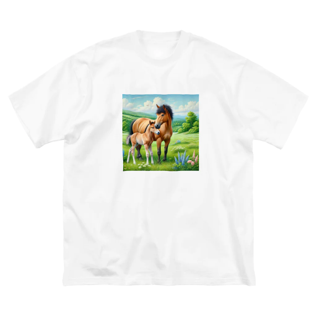 akinyan3128のお馬の親子 Big T-Shirt