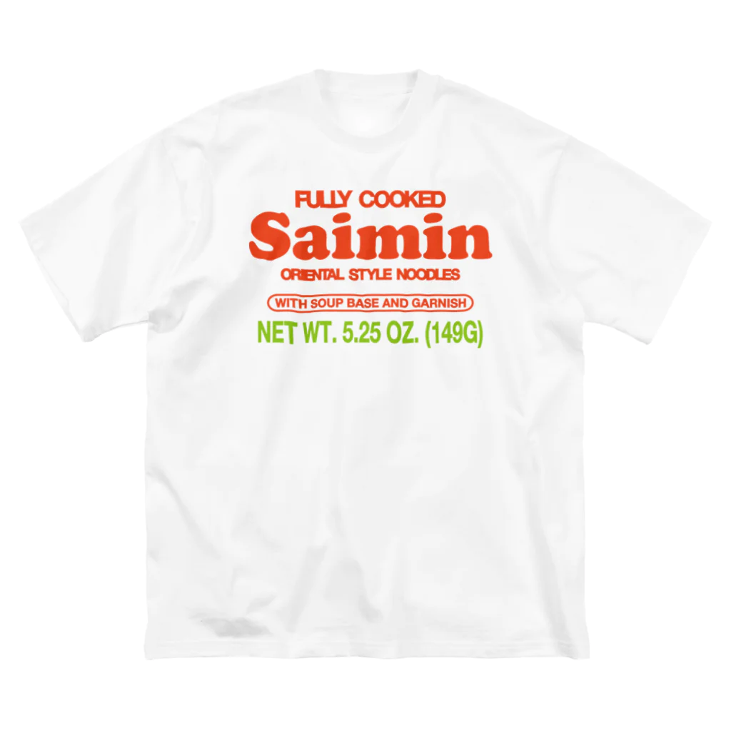 Souvenir HawaiiのSaimin Cup ビッグシルエットTシャツ