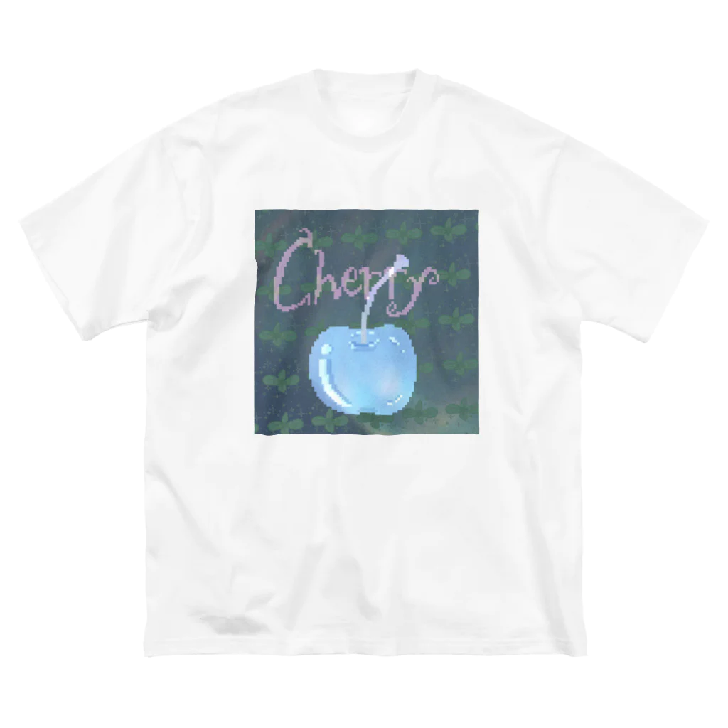 シュウマイのバニラ味の🧼ミントチェリー🍒 ビッグシルエットTシャツ