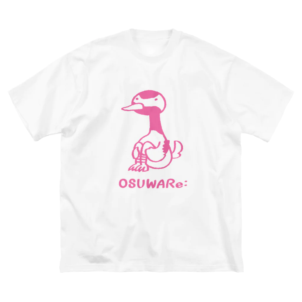 OSUWARe:のタンチョウさん ビッグシルエットTシャツ