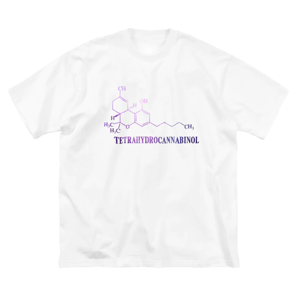 有限会社　√65の【Tetrahydrocannabinol】 ビッグシルエットTシャツ