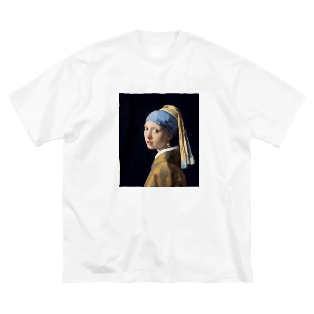 Art Baseのフェルメール / 真珠の耳飾りの少女(The Girl with a Pearl Earring 1665) Big T-Shirt