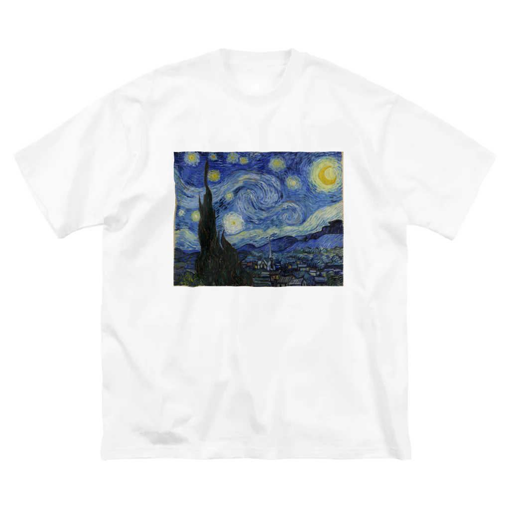 Art Baseの星月夜 / フィンセント・ファン・ゴッホ(The Starry Night 1889) ビッグシルエットTシャツ