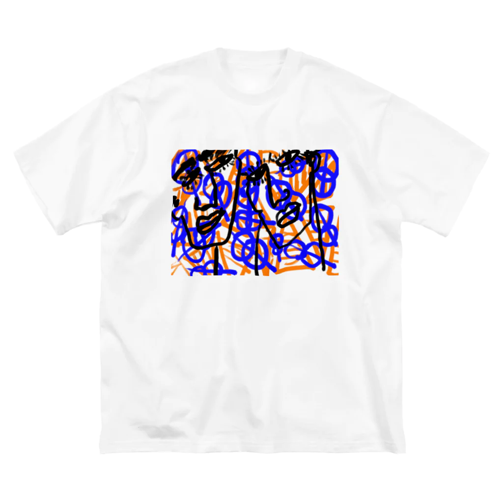 🌎🍣御寿司之國之人呉福展🍣🌎のSKIN HEAD ORANGE ビッグシルエットTシャツ