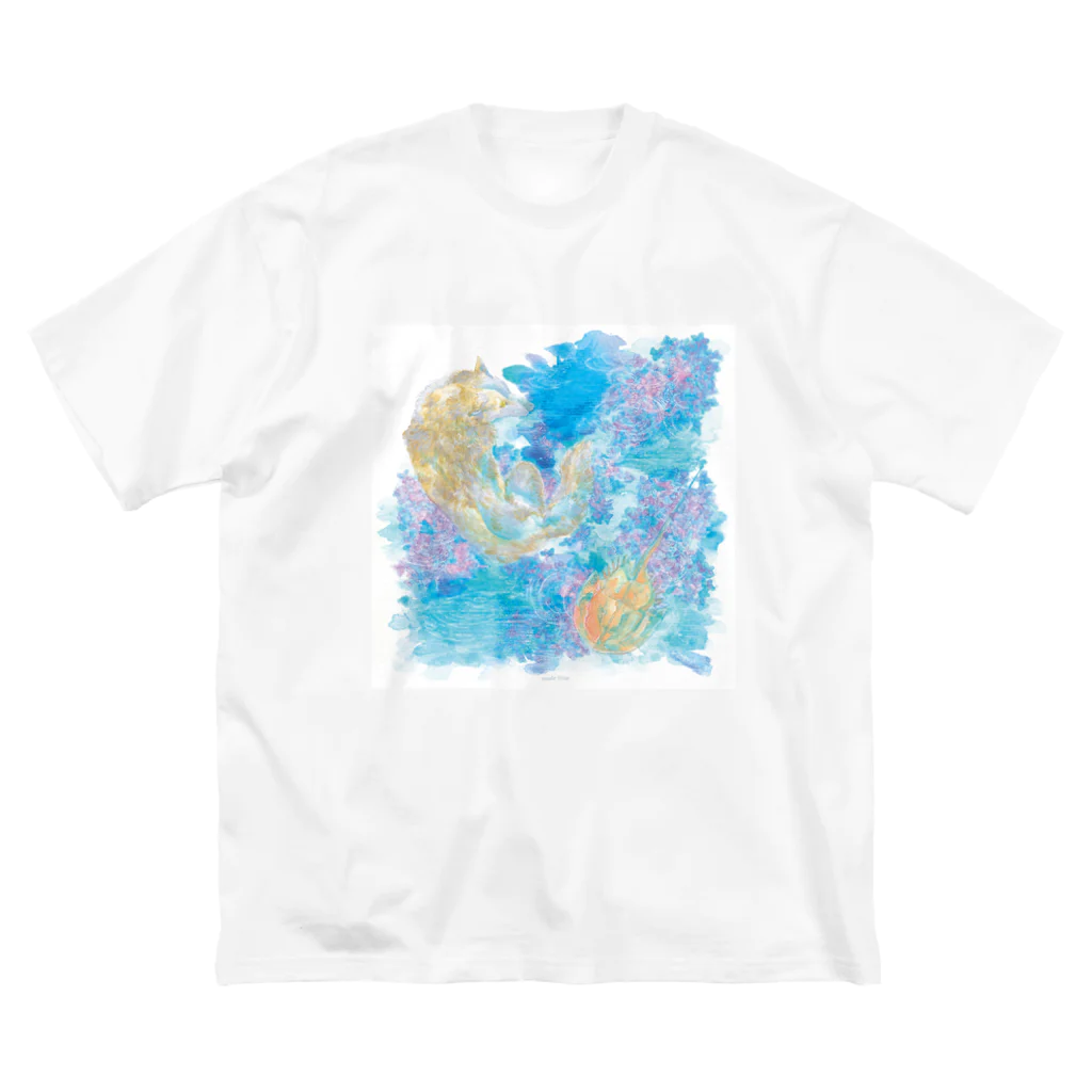 made blueのRAIN ビッグシルエットTシャツ