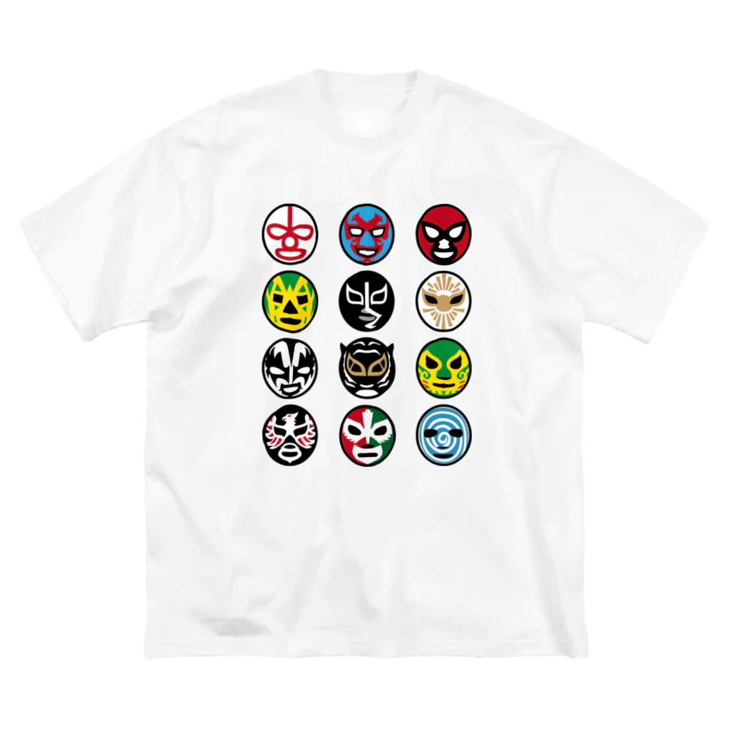 LUCHAのMASKMAN TWELVE DOS ビッグシルエットTシャツ