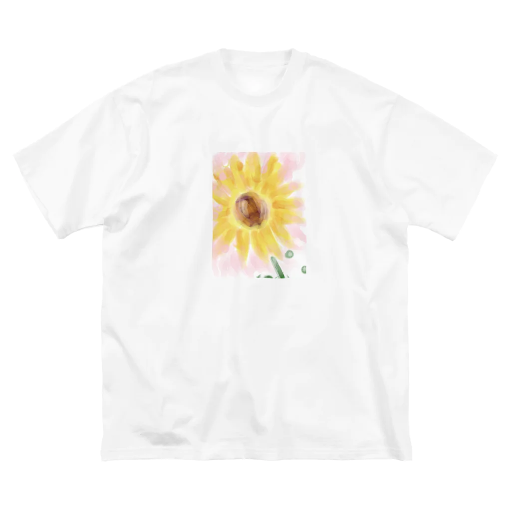 St.SKのひまわりsummer ビッグシルエットTシャツ