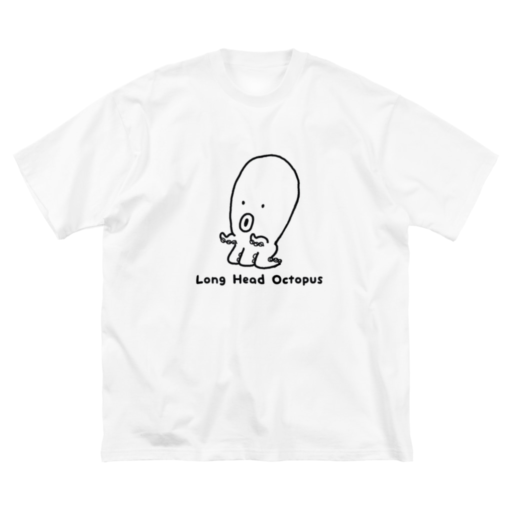 頭の長いタコ いそがしくてもメシ Iso Meshi のビッグシルエットtシャツ通販 Suzuri スズリ