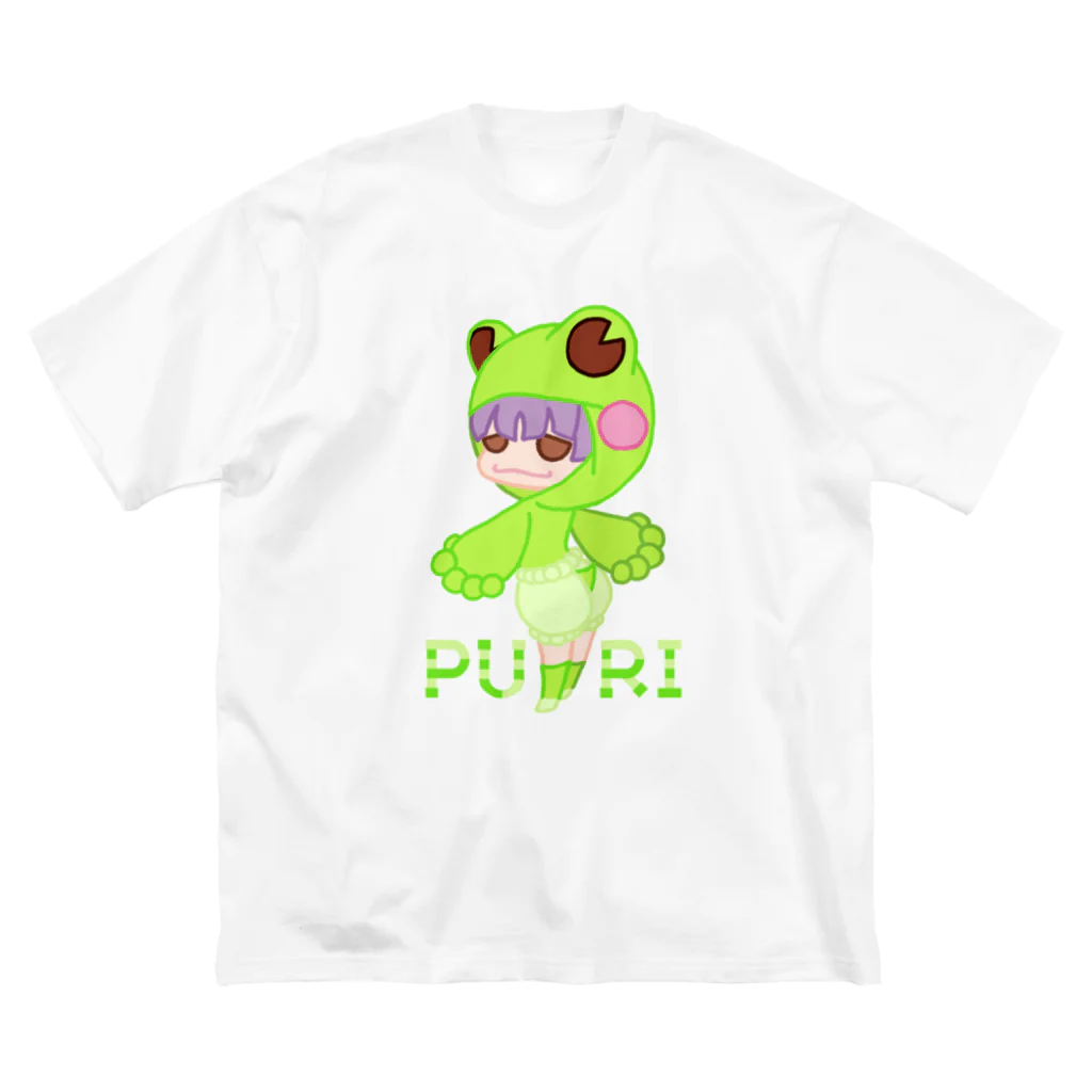 ウサネコのぷり☆カエルちゃん ビッグシルエットTシャツ