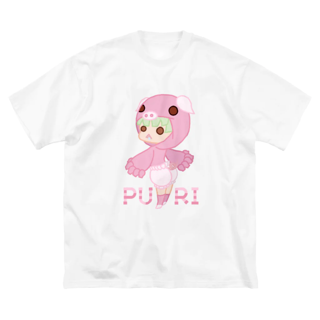 ウサネコのぷり☆コブタちゃん Big T-Shirt