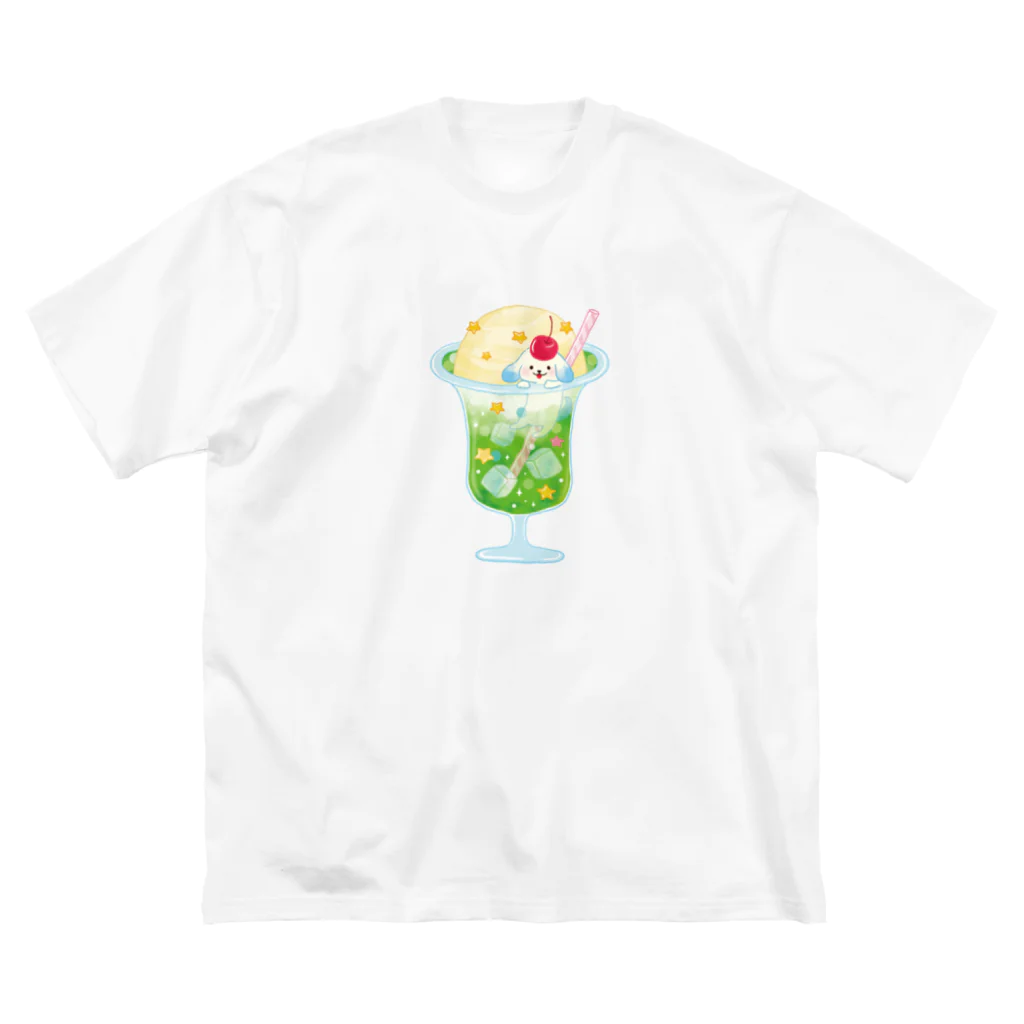 くろさわゆいのクリームソーダ ビッグシルエットTシャツ