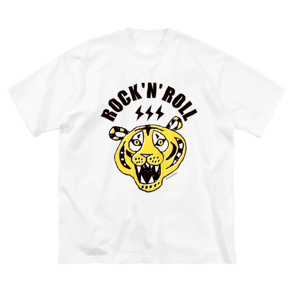 ROCK 'N' ROLL TIGER　ロックンロール タイガーの寅年 ROCK'N'ROLL TIGER タイガー／トラ／虎／ Big T-Shirt