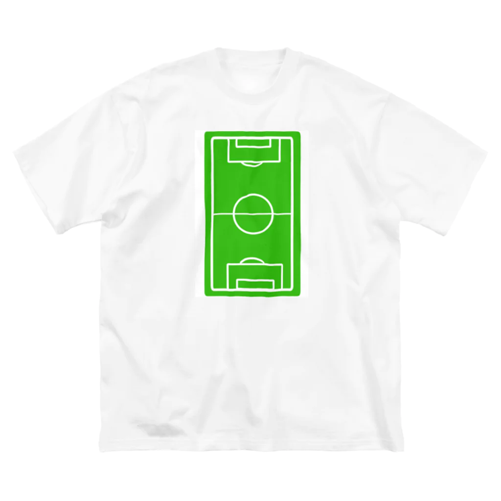 happy_25chanのサッカーコート柄スマホケース（iPhone 7/8） ビッグシルエットTシャツ