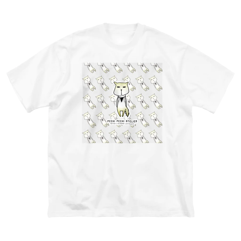 ぺちぺち工房 Pechi Pechi Atelierのちべっとすなぎつねがいっぱい Big T-Shirt